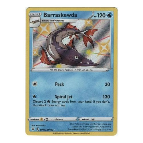 Shining Fates SV032/SV122 Barraskewda (Holo)