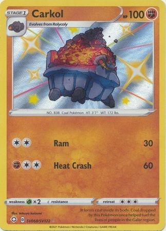 Shining Fates SV068/SV122 Carkol (Holo)