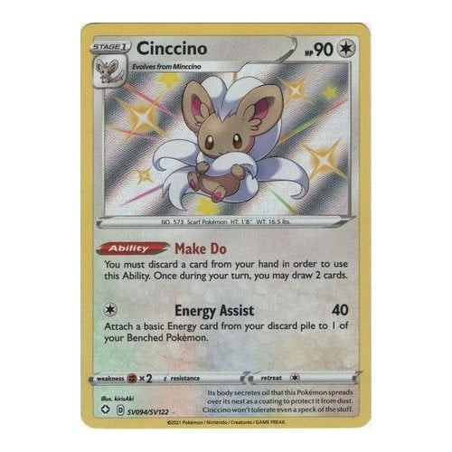 Shining Fates SV094/SV122 Cinccino (Holo)