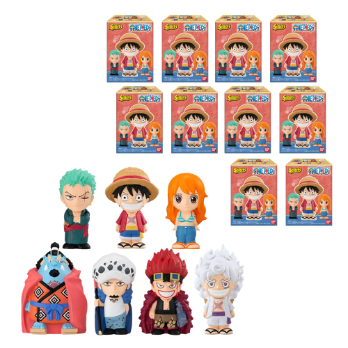 Shokugan: Sofbits - One Piece Series 1 Display of 10
