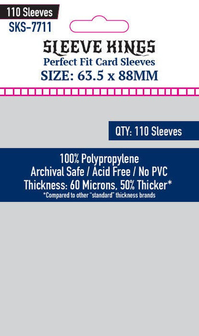 Perfect Fit Internal Card Sleeves 63.5mm x 88mm, (110)