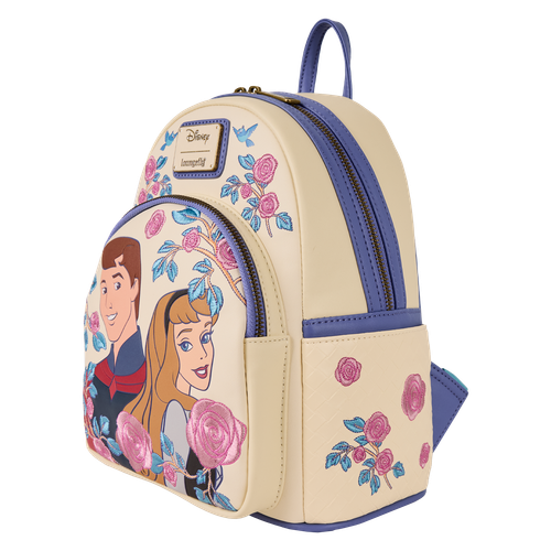 Disney: Sleeping Beauty Princess Aurora & Prince Phillip Floral Mini Backpack