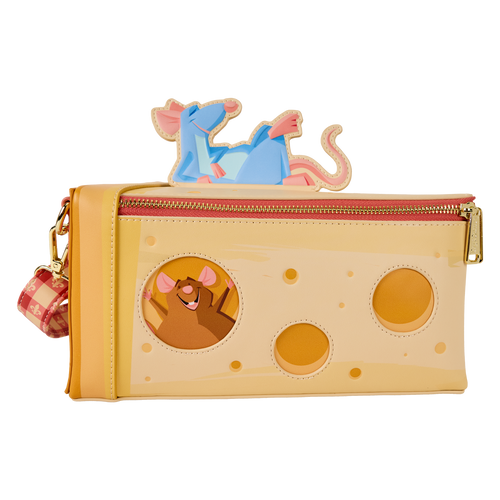 Disney-Pixar: Ratatouille Remy & Emile Cheese Figural Crossbody Bag