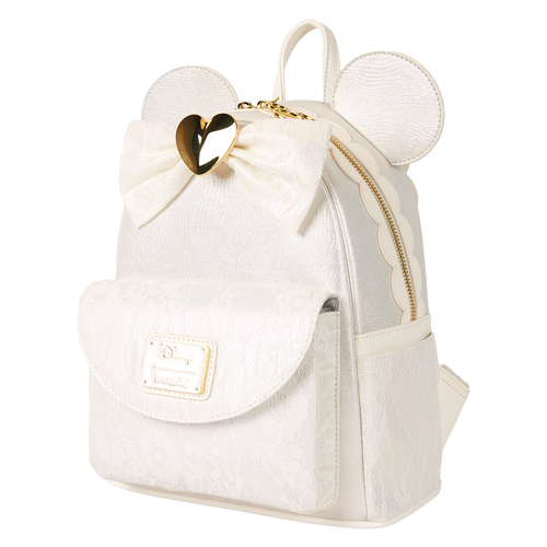 Disney: Minnie Mouse Iridescent Lace Wedding Mini Backpack