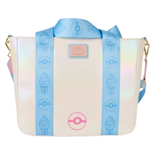 Pokemon: Iridescent Pikachu Tote Crossbody Bag with Coin Bag