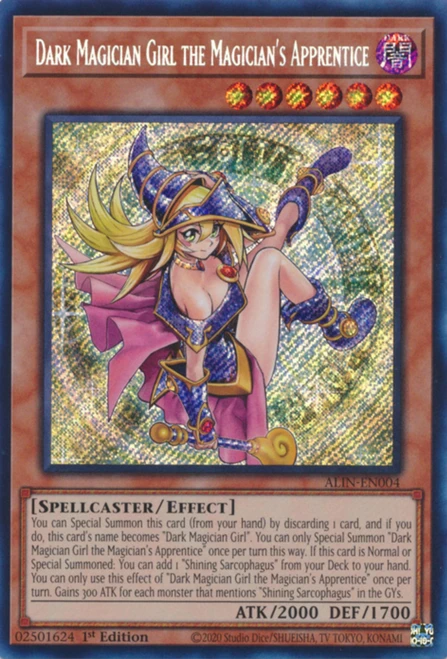 ALIN-EN004 Dark Magician Girl the Magician's Apprentice (Secret Rare)