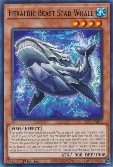 ALIN-EN010 Heraldic Beast Stad Whale