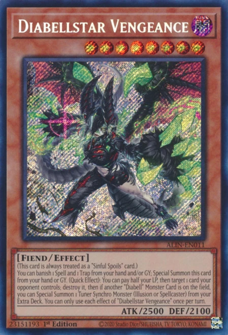 ALIN-EN011 Diabellstar Vengeance (Secret Rare)