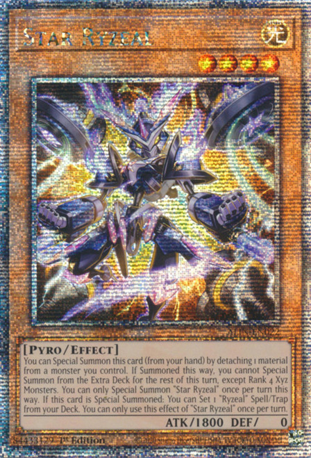 ALIN-EN022 Star Ryzeal (Quarter Century Secret Rare)