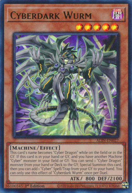 ALIN-EN027 Cyberdark Wurm (Ultra Rare)