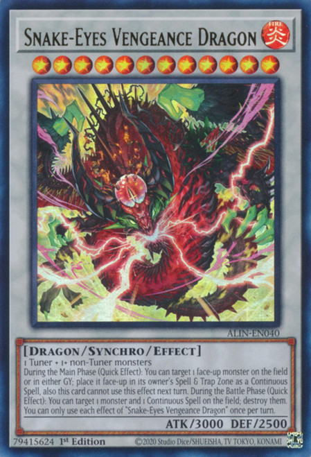 ALIN-EN040 Snake-Eyes Vengeance Dragon (Ultra Rare)