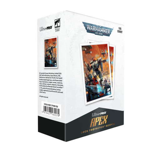 Warhammer 40,000 T'au Empire Codex Aligned 105ct Apex Deck Protector sleeves