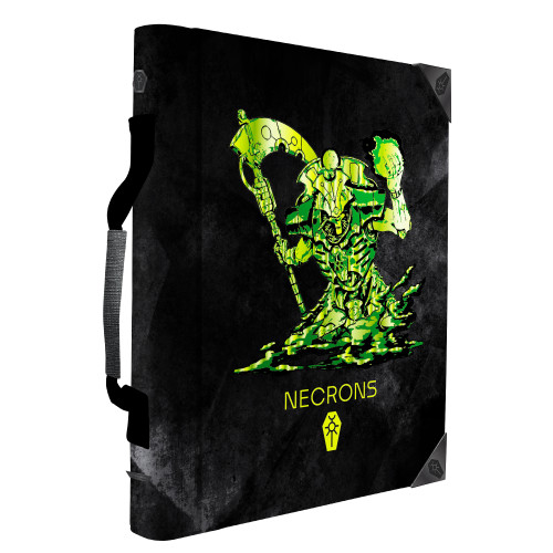Warhammer 40,000 Necron Codex Aligned Codex Book Folio - Debossed & Printed