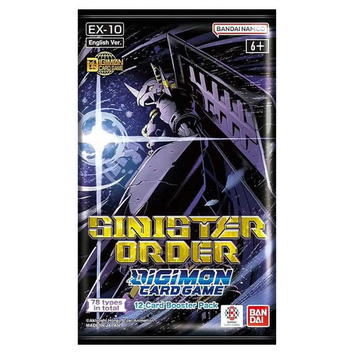 Digimon Card Game: Sinister Order Extra Booster Pack (EX-10)