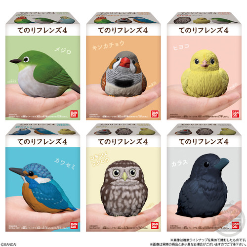 Shokugan: Tenori Friends 4 (Birds) Display of 12