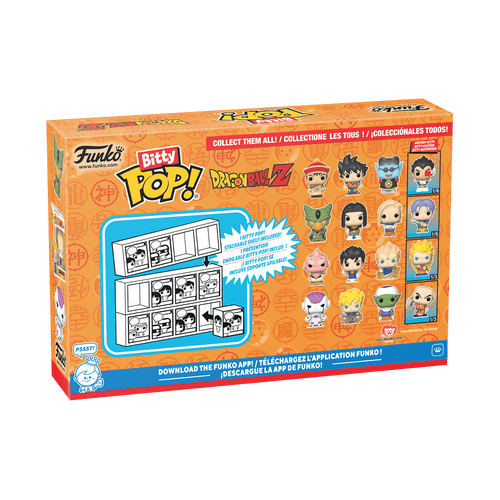Bitty POP! Dragon Ball Z: Kid Buu, Vegito & Majin Vegeta 4-Pack