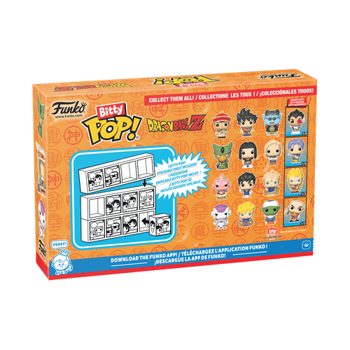 Bitty POP! Dragon Ball Z: Frieza 100% Final Form, Super Saiyan Goku First Appearance & Piccolo 4-Pack