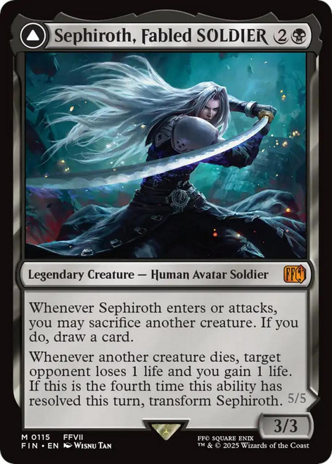 Sephiroth, Fabled SOLDIER // Sephiroth One-Winged Angel