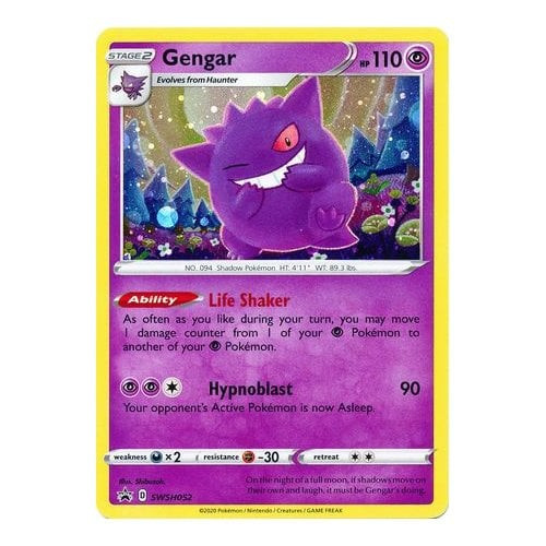 ゲンガー gengar 英語 SWSH052シャイニースターV Sword & Shield Promo SWSH052 Gengar | Magic Madhouse