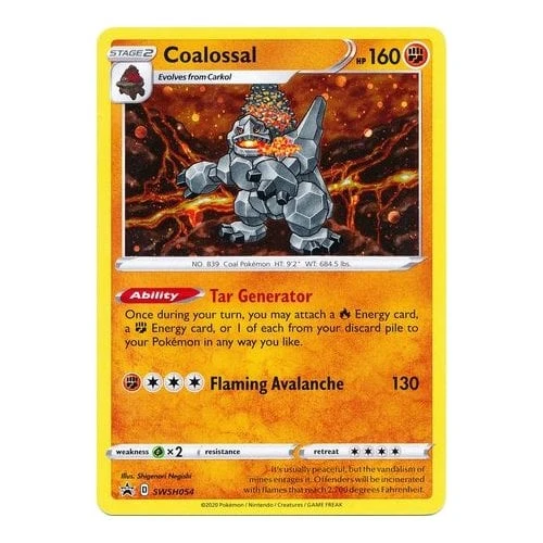 Sword & Shield Promo SWSH054 Coalossal