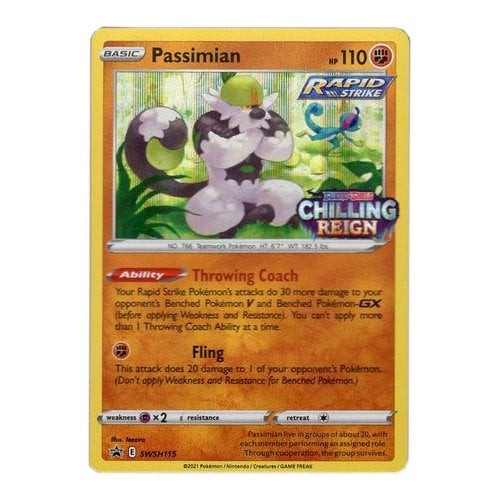 Sword & Shield Promo SWSH115 Passimian (STAFF)