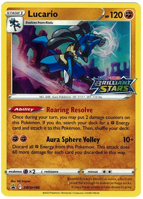 Sword & Shield Promo SWSH186 Lucario