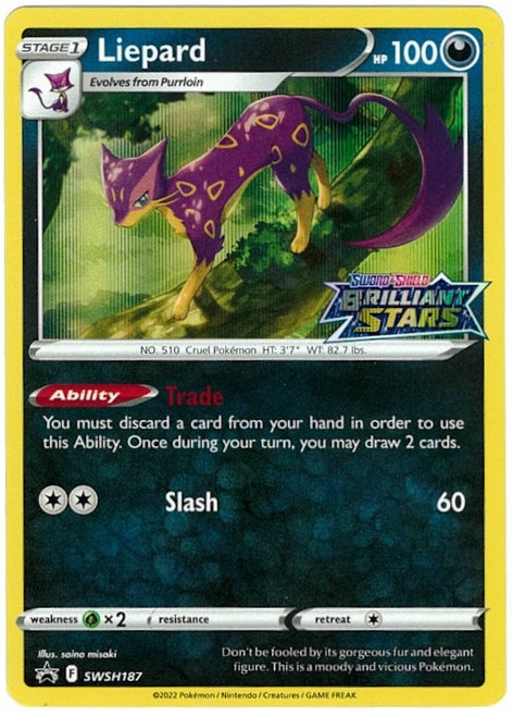 Sword & Shield Promo SWSH187 Liepard