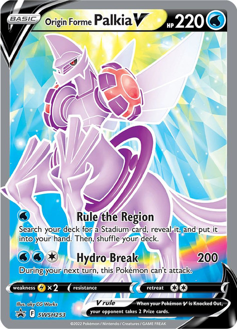 Sword & Shield Promo SWSH253 Origin Forme Palkia V (Full Art)