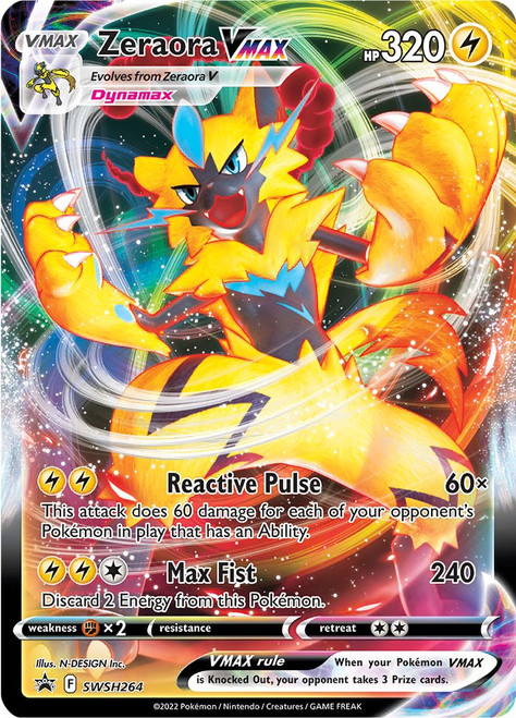 Sword & Shield Promo SWSH264 Zeraora VMAX
