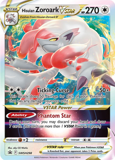 Sword & Shield Promo SWSH298 Hisuian Zoroark VSTAR (Full Art)