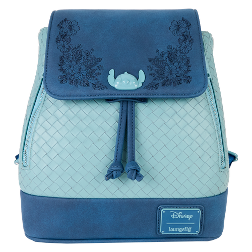 Disney: Stitch Embroidered Woven Drawstring Mini Backpack