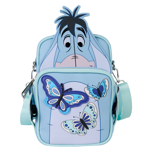 Disney: Winnie The Pooh Floral Eeyore Crossbuddies Cosplay Crossbody Bag With Coin Bag