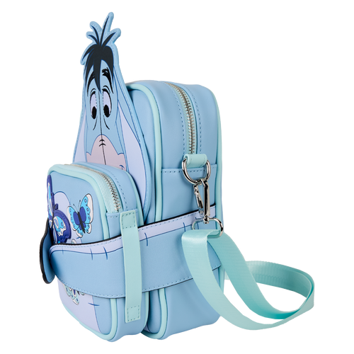 Disney: Winnie The Pooh Floral Eeyore Crossbuddies Cosplay Crossbody Bag With Coin Bag