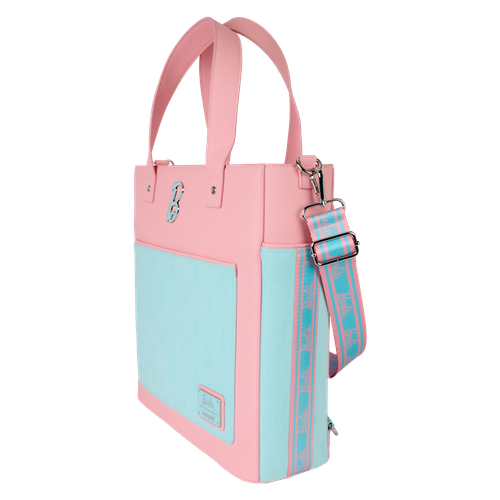 Barbie: Classic Terry Cloth Convertible Backpack & Tote Crossbody Bag