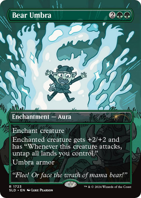 Bear Umbra (Foil) (Secret Lair - Featuring: Luke Pearson)