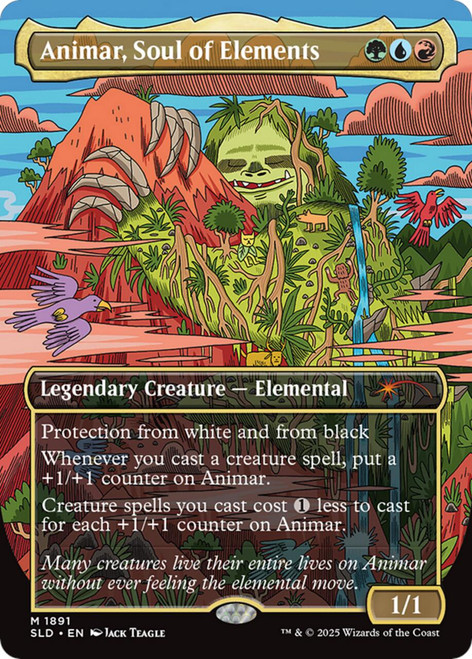 Animar, Soul of Elements (Foil) (Secret Lair - Featuring: Jack Teagle)