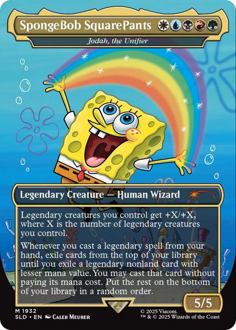Jodah, the Unifier [SpongeBob SquarePants] (Foil) (Secret Lair - SpongeBob SquarePants: Legends of Bikini Bottom)