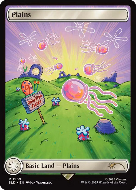 Plains (Foil) (Secret Lair - SpongeBob SquarePants: Lands Under the Sea)