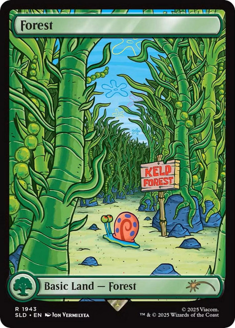 Forest (Foil) (Secret Lair - SpongeBob SquarePants: Lands Under the Sea)