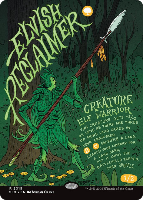 Elvish Reclaimer (Secret Lair - Garden Buds)