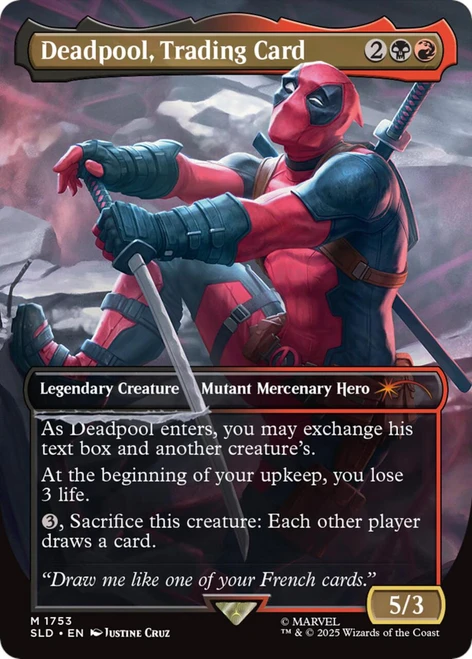 Deadpool, Trading Card (Foil) (Secret Lair - Marvel's Deadpool)