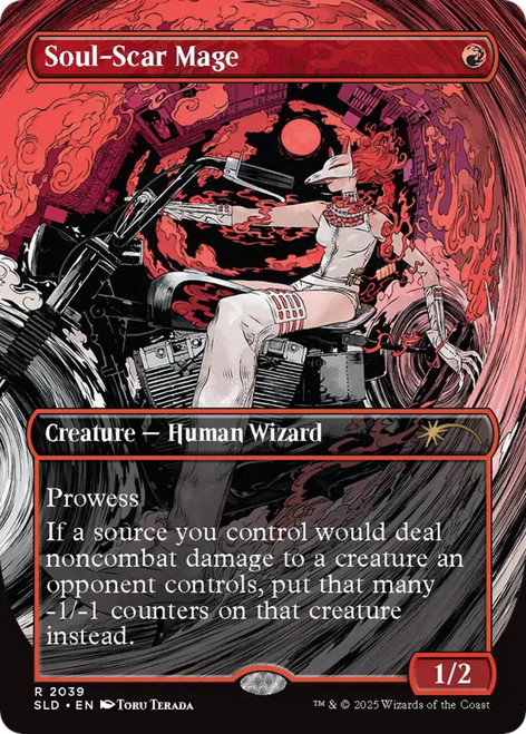 Soul-Scar Mage (Foil) (Secret Lair - VROOOOOOMMMMMM!)