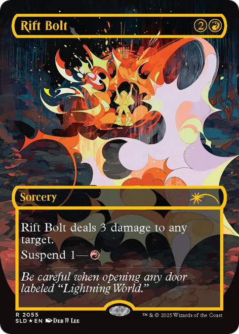 Rift Bolt (Raised Foil) (Secret Lair - Everything is on Fire)