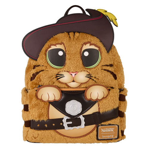 Shrek: Puss In Boots Plush Cosplay Mini Backpack