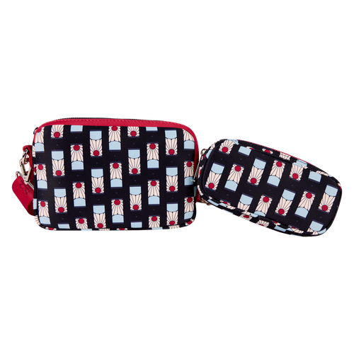 Demon Slayer: All-Over Print Sling Crossbody Bag with Coin Bag
