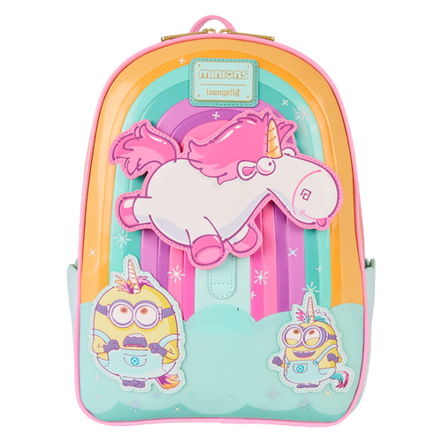 Minions: Fluffy Unicorn Rainbow Mini Backpack