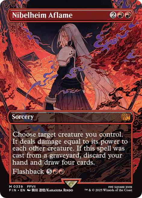 Nibelheim Aflame (Borderless Art)