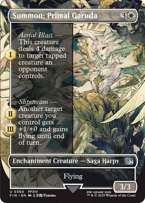 Summon: Primal Garuda (Borderless Art)