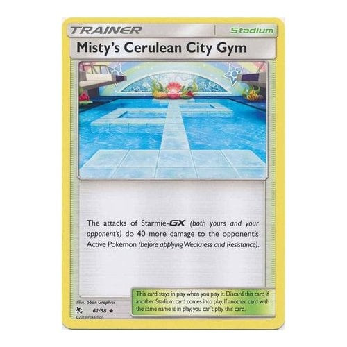 Hidden Fates 61/68 Misty's Cerulean City Gym