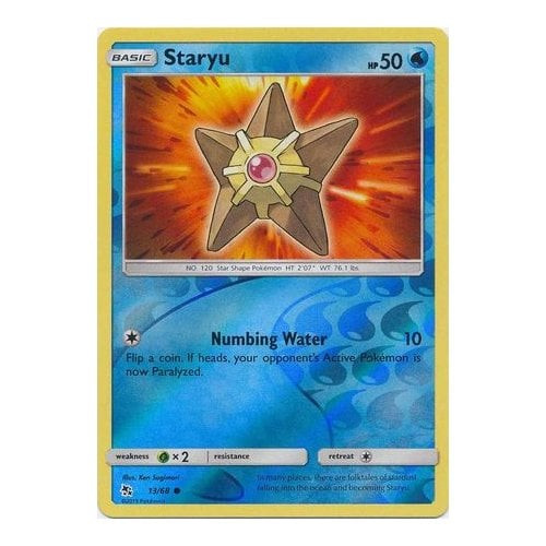 Hidden Fates 13/68 Staryu (Reverse Holo)